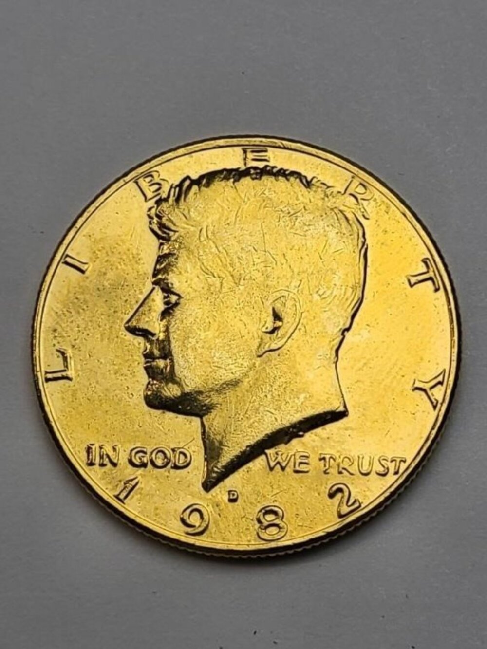 Set of 6 24k Gold Plated Coins... Uncirculated.. In Protective Holders